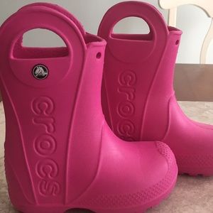 Crocs rain boots